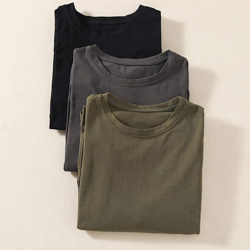 Buddha Stones Casual Pure Irregular Hem Cotton Linen Women's Long Sleeve T-shirt - image 21