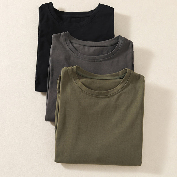 Buddha Stones Casual Pure Irregular Hem Cotton Linen Women's Long Sleeve T-shirt - image 21