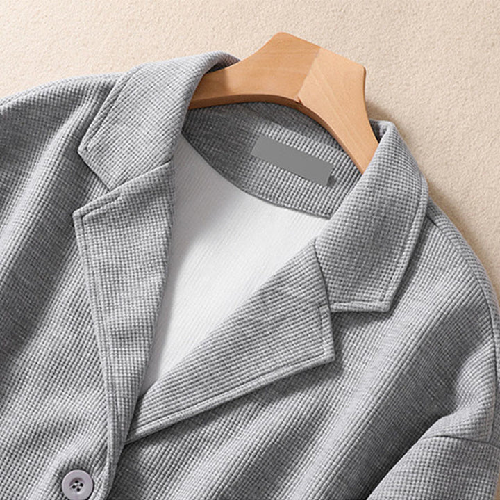 Buddha Stones Plain Lapel Women's Cotton Jacket With Pockets - image 13