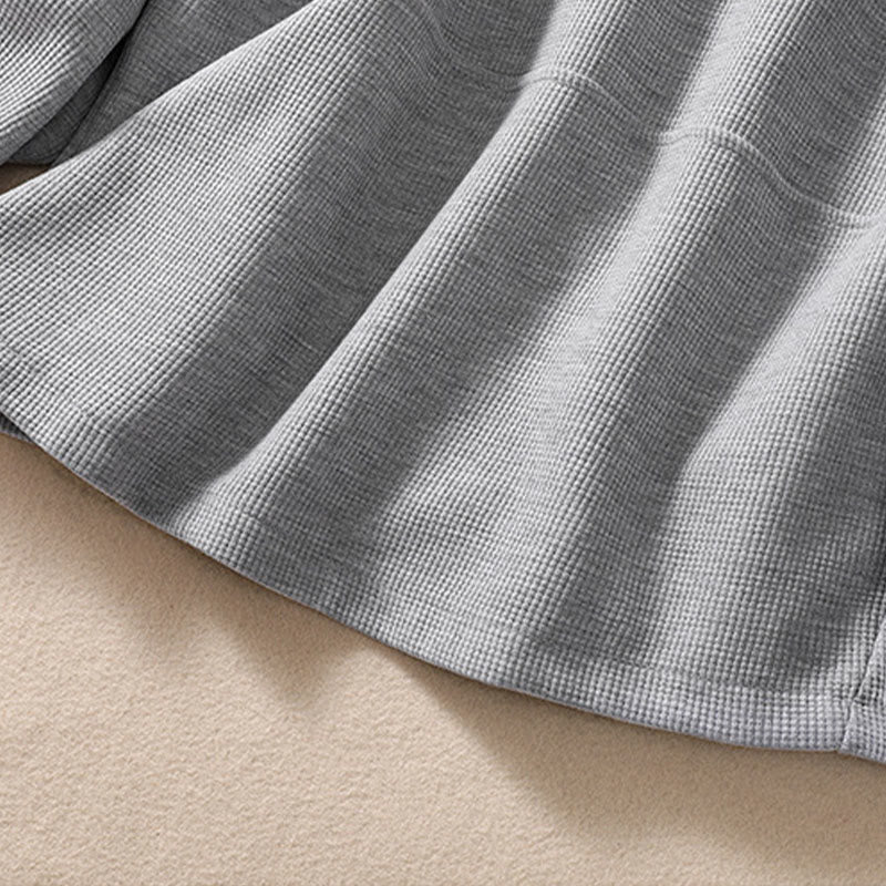 Buddha Stones Plain Lapel Women's Cotton Jacket With Pockets - image 20