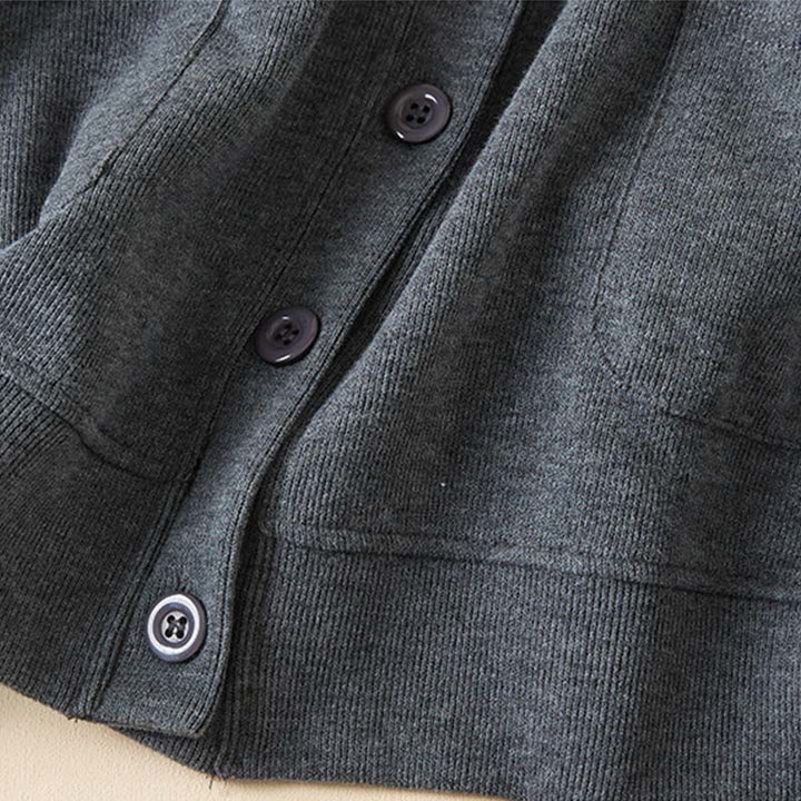 Buddha Stones Plain Buttons Women's Cotton Hooded Jacket With Pockets - image 4