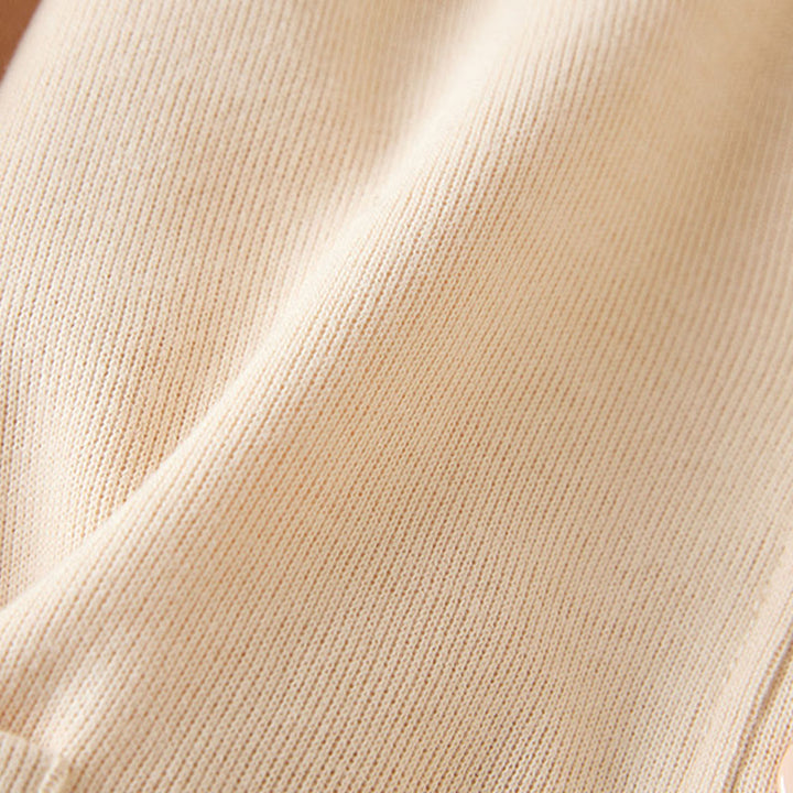 Buddha Stones Plain Buttons Women's Cotton Hooded Jacket With Pockets - image 14