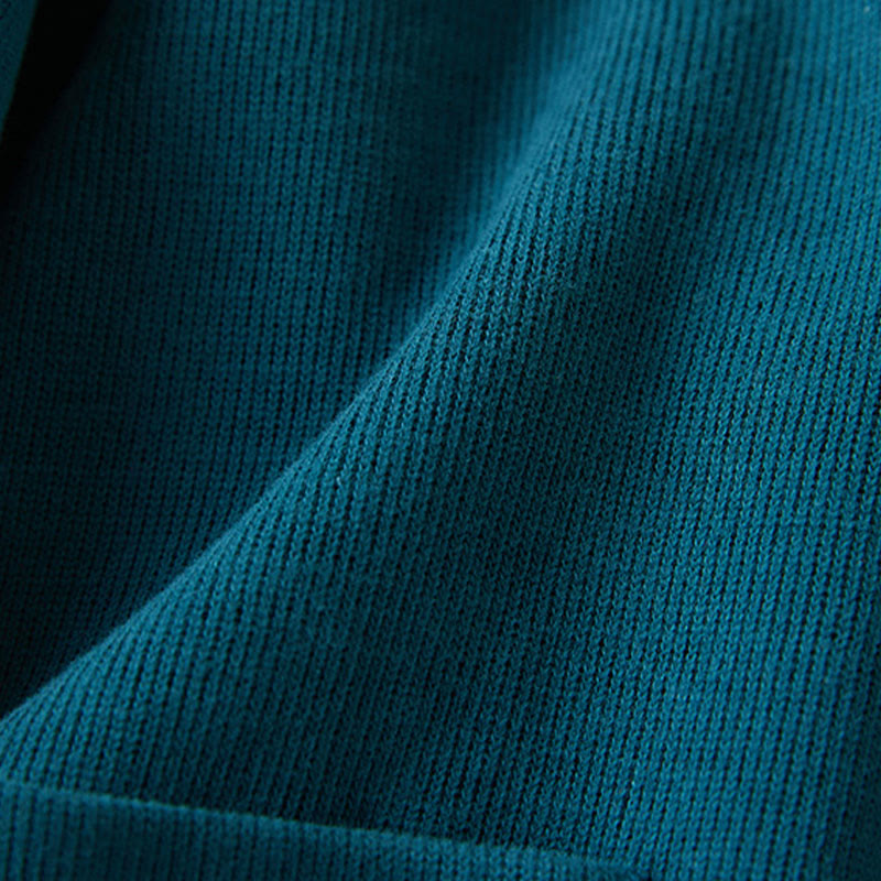 Buddha Stones Plain Buttons Women's Cotton Hooded Jacket With Pockets - image 21