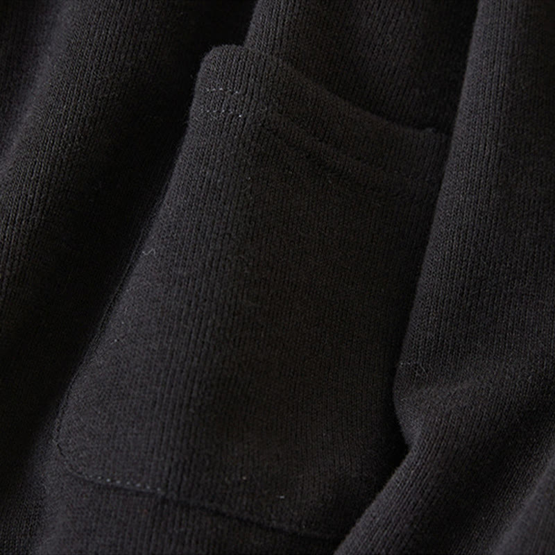 Buddha Stones Plain Buttons Women's Cotton Hooded Jacket With Pockets - image 29