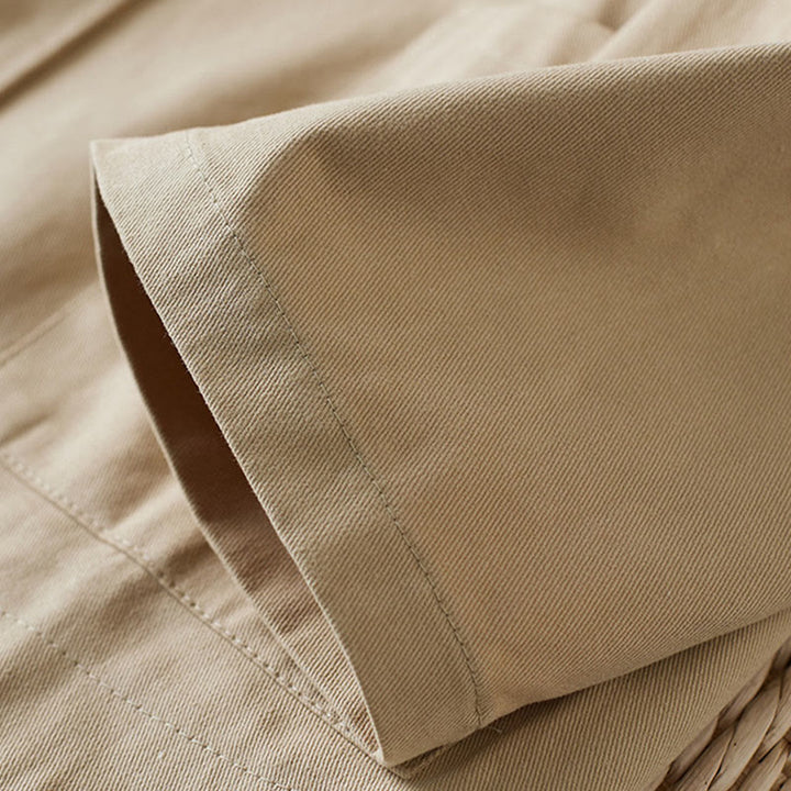 Buddha Stones Plain Button Women's Cotton Suit Jacket With Pockets - image 7