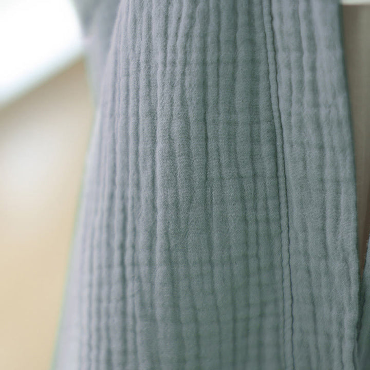 Buddha Stones Plain Long Sleeve Zen Meditation Cotton Linen Jacket With Pockets - image 26