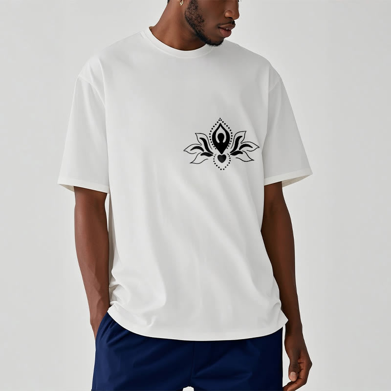 Buddha Stones Lotus Meditation Buddha Pattern Design Tee T-shirt - image 2