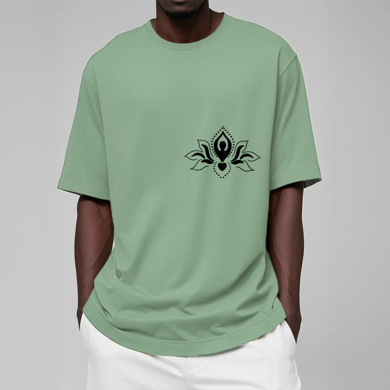 Buddha Stones Lotus Meditation Buddha Pattern Design Tee T-shirt - image 16