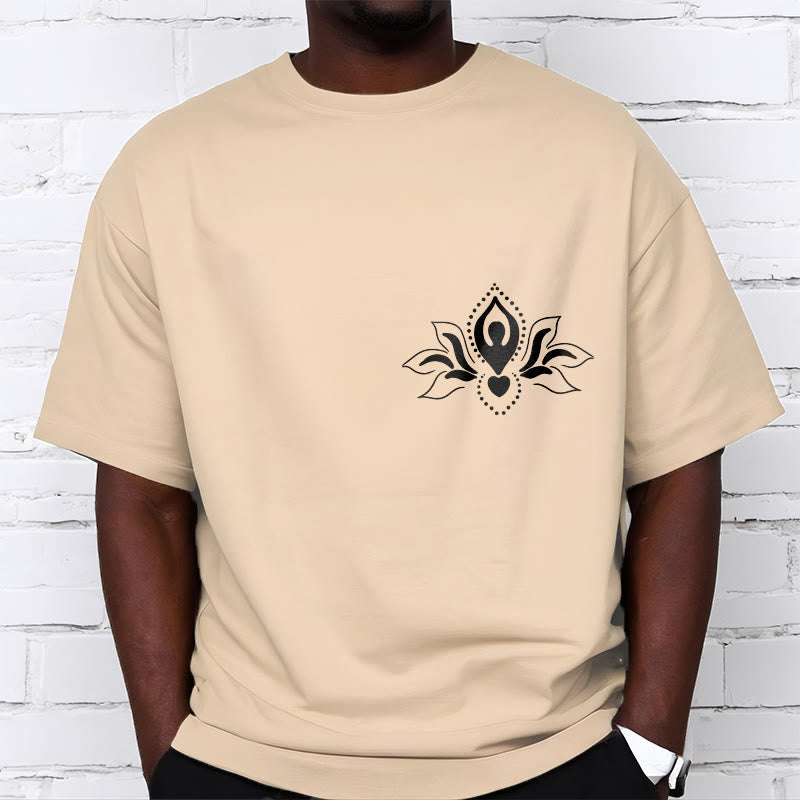 Buddha Stones Lotus Meditation Buddha Pattern Design Tee T-shirt - image 10