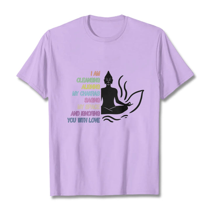 Buddha Stones Buddha Lotus Flower Meditation Design Tee T-shirt - Plum - 灰色 - image 17