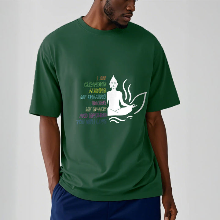 Buddha Stones Buddha Lotus Flower Meditation Design Tee T-shirt - image 12