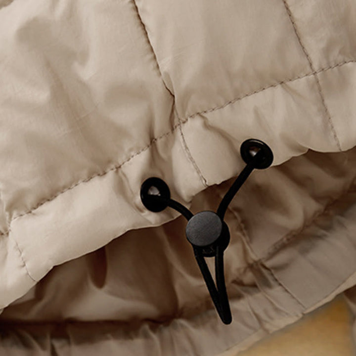 Buddha Stones Winter Drawstring Leg Opening Design Women's Cotton Pants With Pockets - image 7