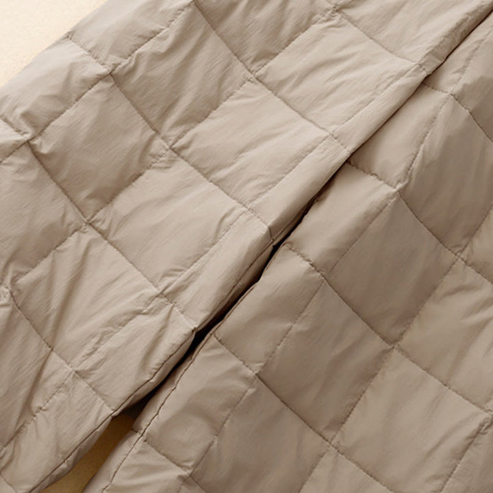 Buddha Stones Winter Drawstring Leg Opening Design Women's Cotton Pants With Pockets - image 6