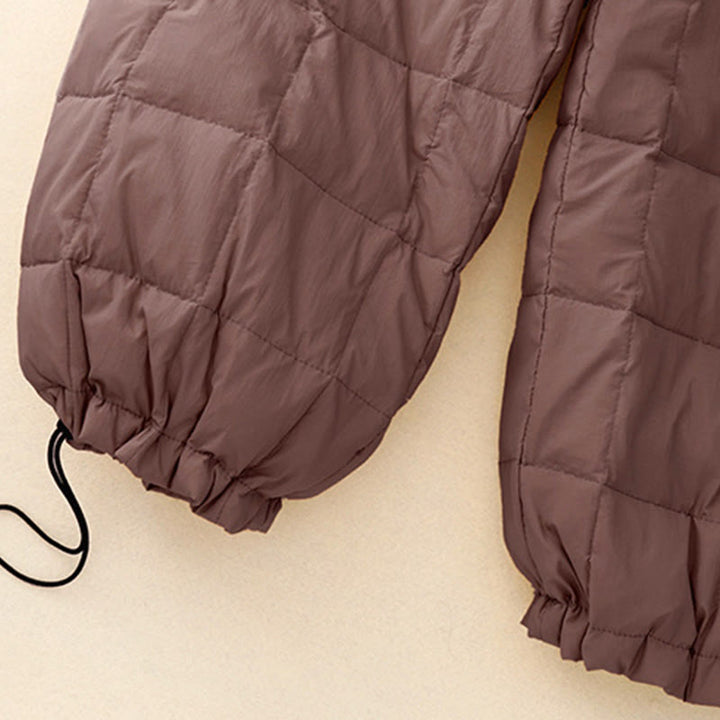 Buddha Stones Winter Drawstring Leg Opening Design Women's Cotton Pants With Pockets - image 14