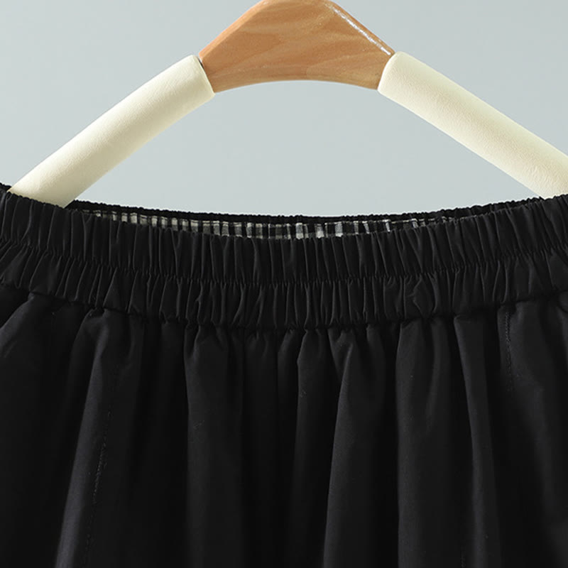 Buddha Stones Winter Plain Women's Harem Cotton Ankle-Length Pants With Pockets - image 2