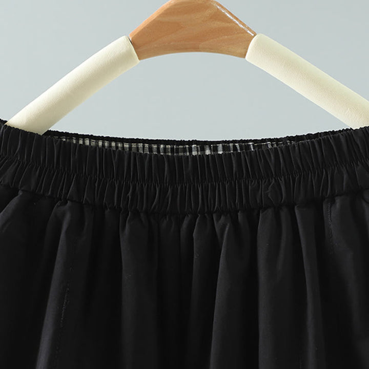 Buddha Stones Winter Plain Women's Harem Cotton Ankle-Length Pants With Pockets - image 2