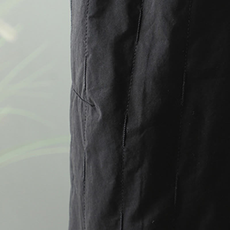 Buddha Stones Winter Plain Women's Harem Cotton Ankle-Length Pants With Pockets - image 5