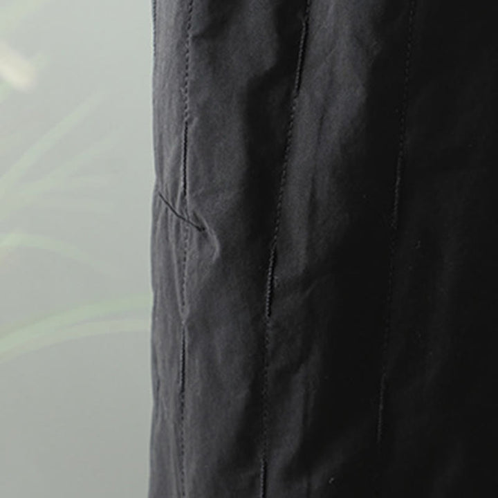 Buddha Stones Winter Plain Women's Harem Cotton Ankle-Length Pants With Pockets - image 5