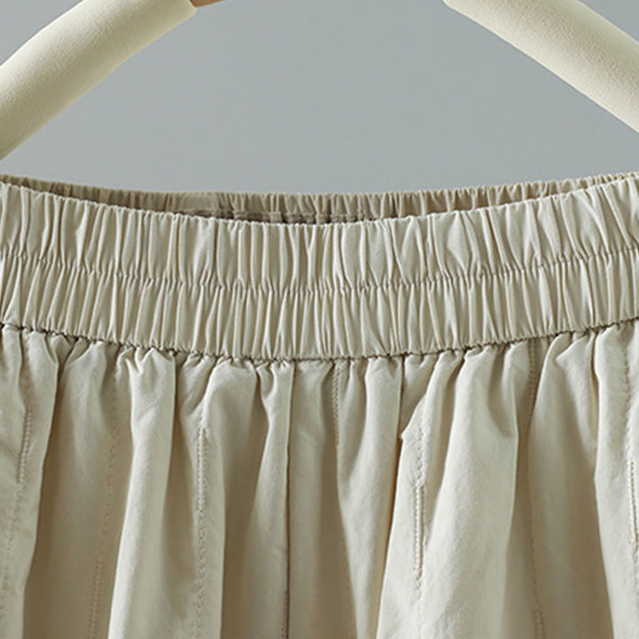 Buddha Stones Winter Plain Women's Harem Cotton Ankle-Length Pants With Pockets - image 9