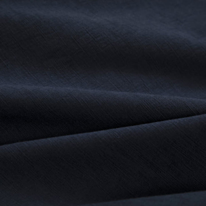 Buddha Stones Men's Long Sleeve Frog-Button Open Front Fleece-Lined Cotton Linen Jacket Kimono - image 5