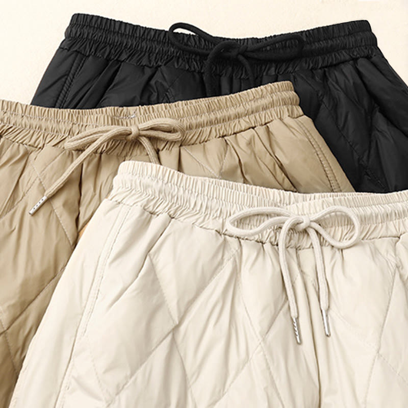 Buddha Stones Casual High Waist Drawstring Design Women's Wide Leg Cotton Pants With Pockets - image 17