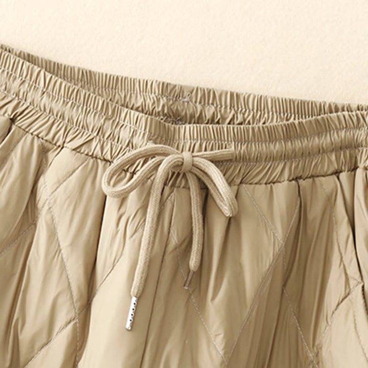 Buddha Stones Casual High Waist Drawstring Design Women's Wide Leg Cotton Pants With Pockets - image 2