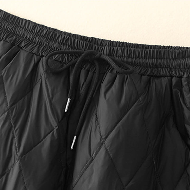 Buddha Stones Casual High Waist Drawstring Design Women's Wide Leg Cotton Pants With Pockets - image 6