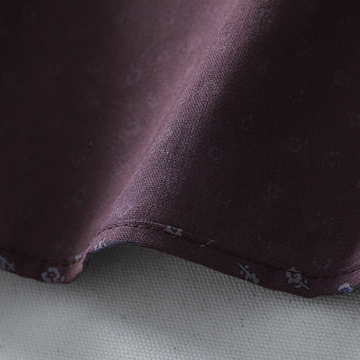 Buddha Stones Printing Floral Accordion Pleats Cotton Linen Long Sleeve Midi Dress With Pockets - image 17