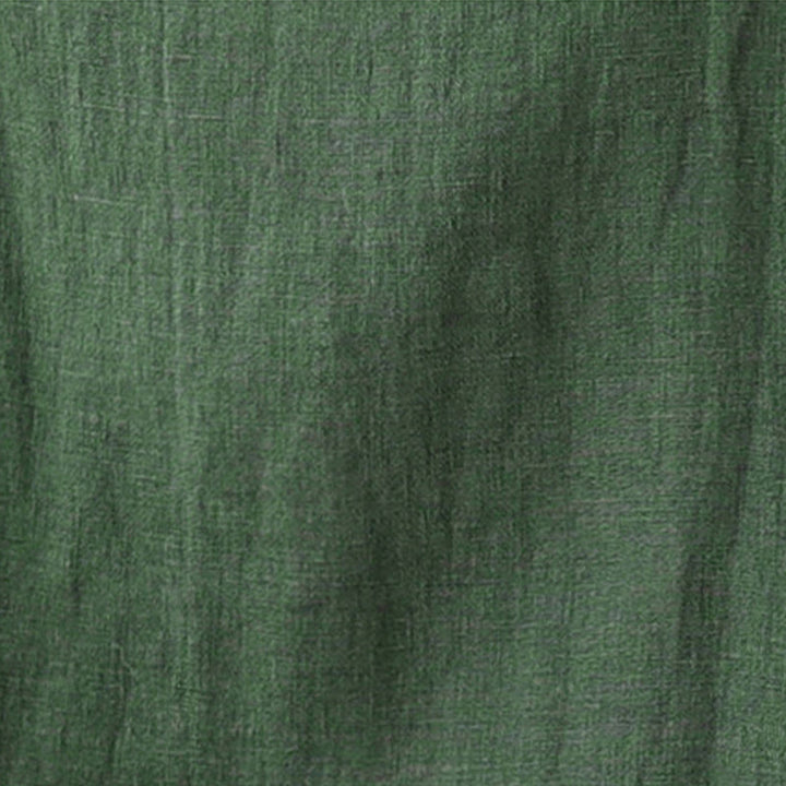 Buddha Stones Casual Plain Women's Cotton Linen Long Sleeve Shirt - image 7