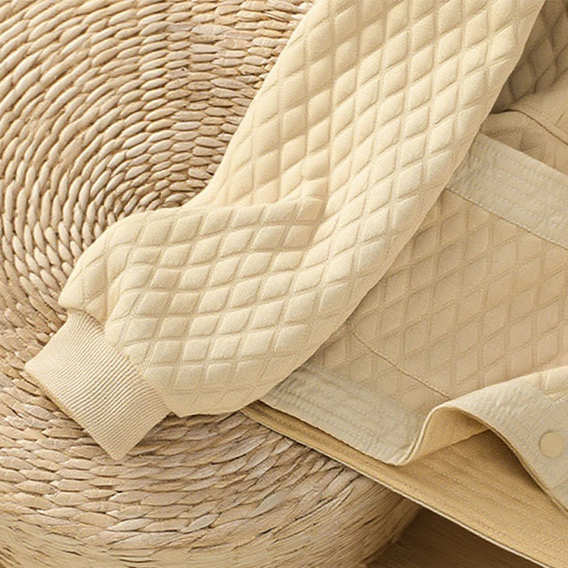 Buddha Stones Retro Plain Women's Cotton Long Sleeve Jacket With Pockets - image 6