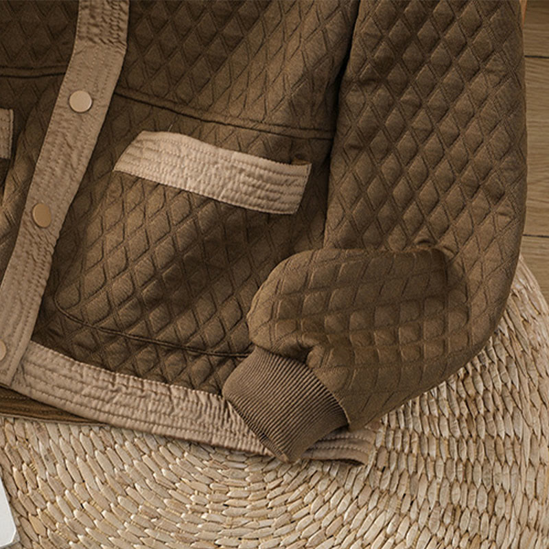 Buddha Stones Retro Plain Women's Cotton Long Sleeve Jacket With Pockets - image 36