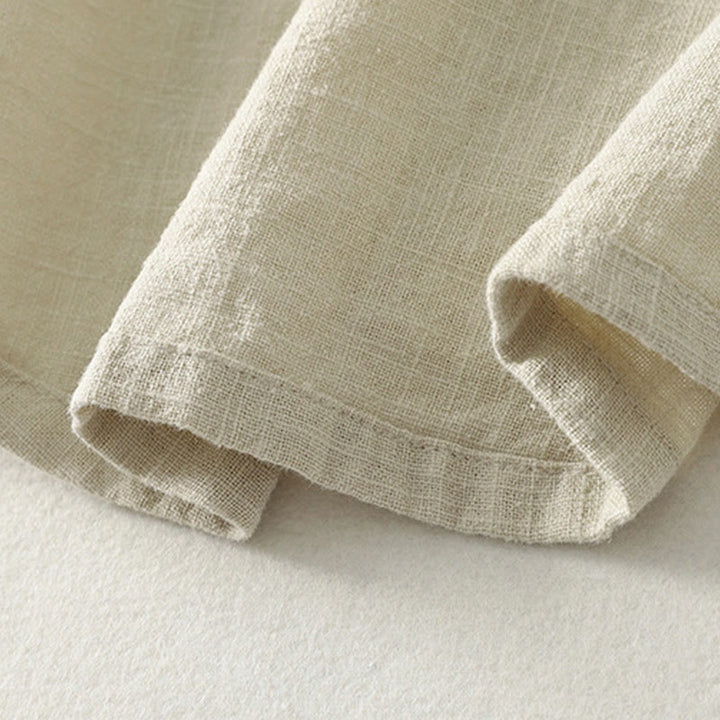 Buddha Stones Casual Plain Frog-buttons Cotton Women's Long Sleeve Shirt - image 15