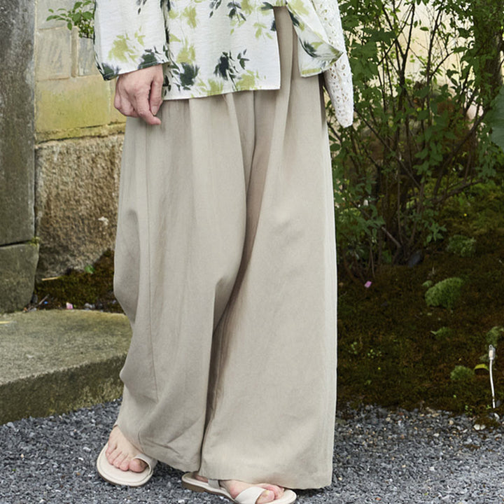 Buddha Stones Plain Ankle-Length Women's Pants With Pockets For Older Adults - image 4