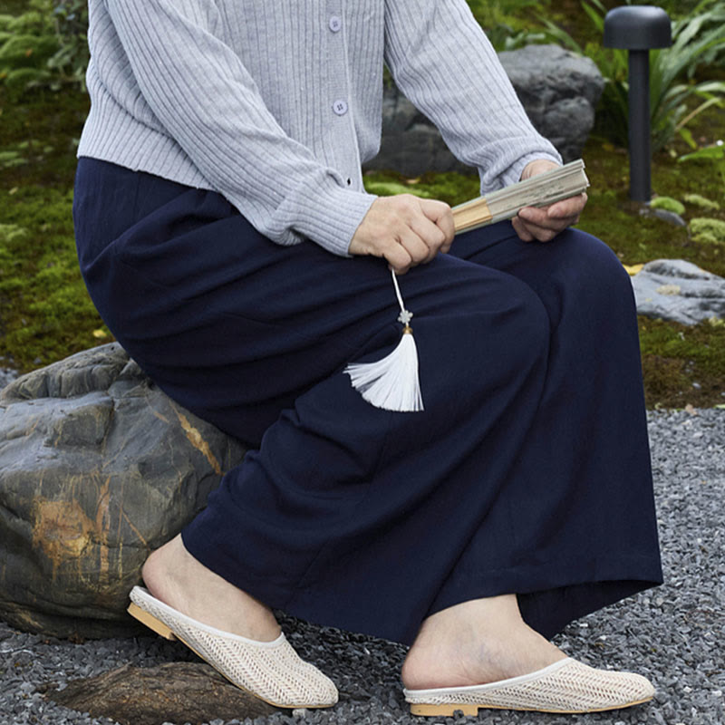 Buddha Stones Plain Ankle-Length Women's Pants With Pockets For Older Adults - image 28
