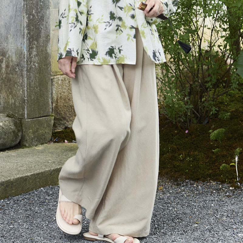 Buddha Stones Plain Ankle-Length Women's Pants With Pockets For Older Adults - image 7