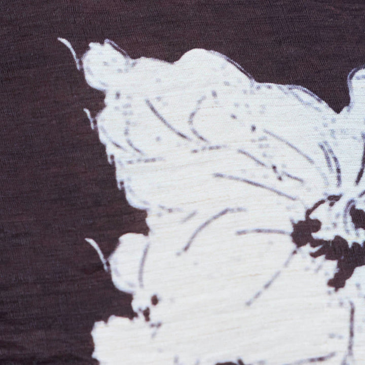 Buddha Stones Black Floral Flowers Lace-Up Buttons Long Sleeve Women's Shirt For Older Adults - image 8