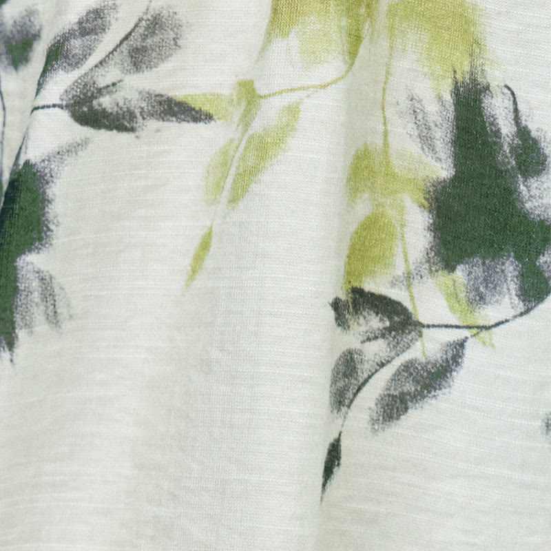 Buddha Stones Green Floral Leaves Lace-Up Buttons Long Sleeve Women's Shirt For Older Adults - image 14