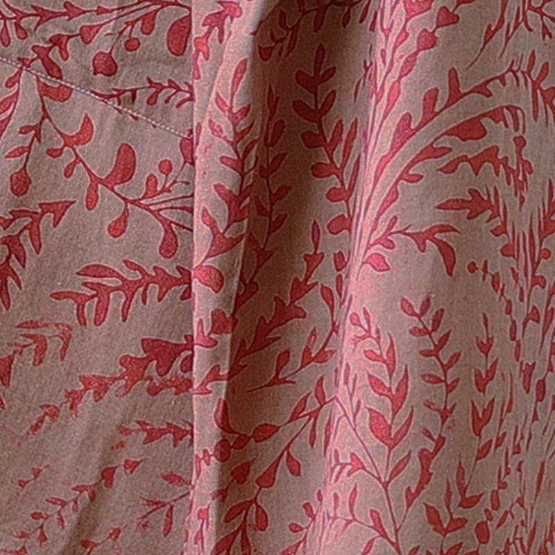 Buddha Stones Frog-button Vine Leaves Women's Coat With Pockets - image 16