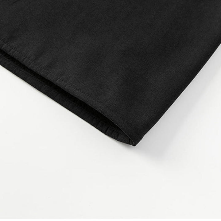 Buddha Stones Winter Embroidered Butterfly Ribbon Fleece-Lined Men's Cotton Long Sleeve Jacket - image 5