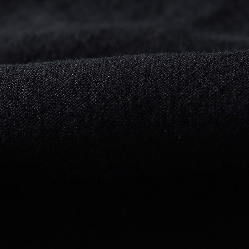 Buddha Stones Fall Solid Long Sleeve Buttons Men's Ramie Cotton Shirt With Pockets - image 9