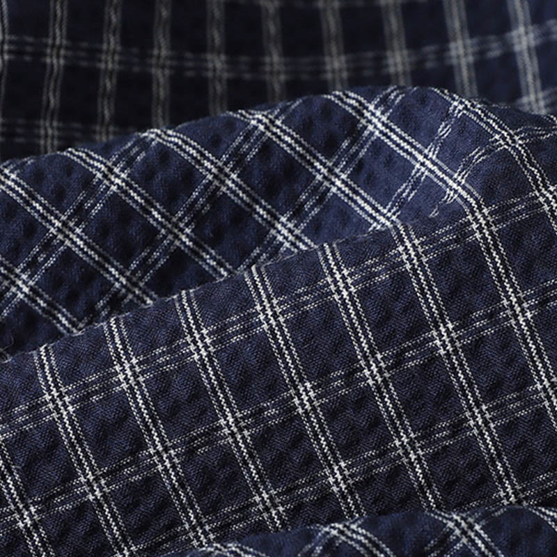 Buddha Stones Casual Plaid Pattern Women's Cotton Wide Leg Pants With Pockets - image 8