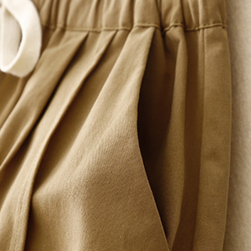 Buddha Stones Casual Rope Women's Cotton Polyester Pants With Pockets - image 4