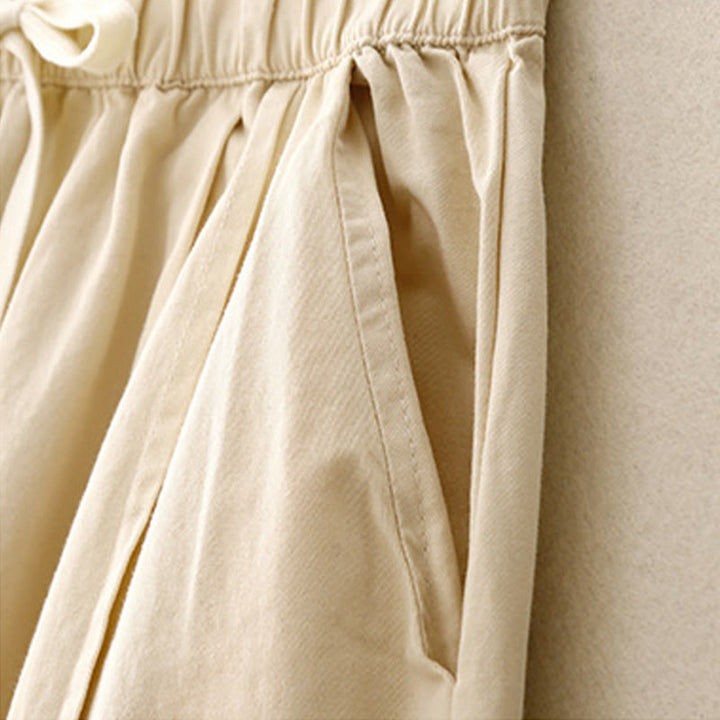 Buddha Stones Casual Rope Women's Cotton Polyester Pants With Pockets - image 12