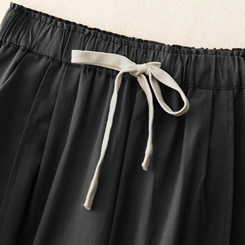 Buddha Stones Casual Rope Women's Cotton Polyester Pants With Pockets - image 15