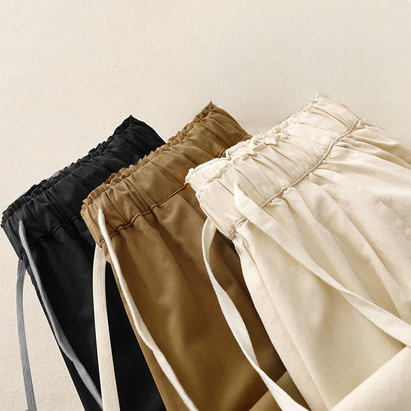 Buddha Stones Casual Rope Women's Cotton Polyester Pants With Pockets - image 19