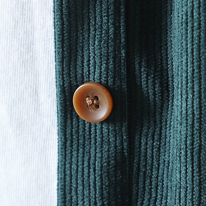 Buddha Stones Corduroy Women's Cotton Long Sleeve Jacket With Pockets - image 21