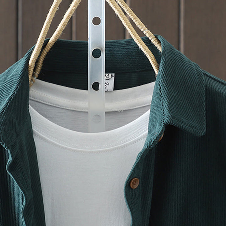 Buddha Stones Corduroy Women's Cotton Long Sleeve Jacket With Pockets - image 19