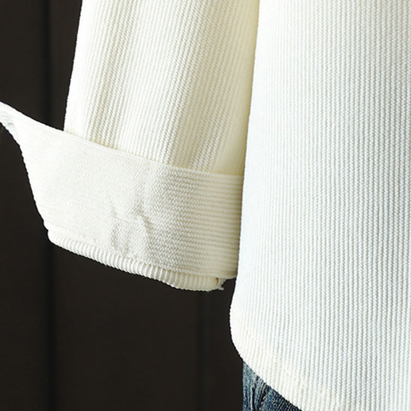 Buddha Stones Corduroy Women's Cotton Long Sleeve Jacket With Pockets - image 29