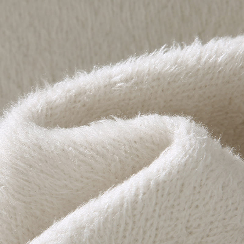 Buddha Stones Men's Stnad Collar Long Sleeve Thermal Fleece-lined Ramie Cotton Jacket With Pockets - image 12