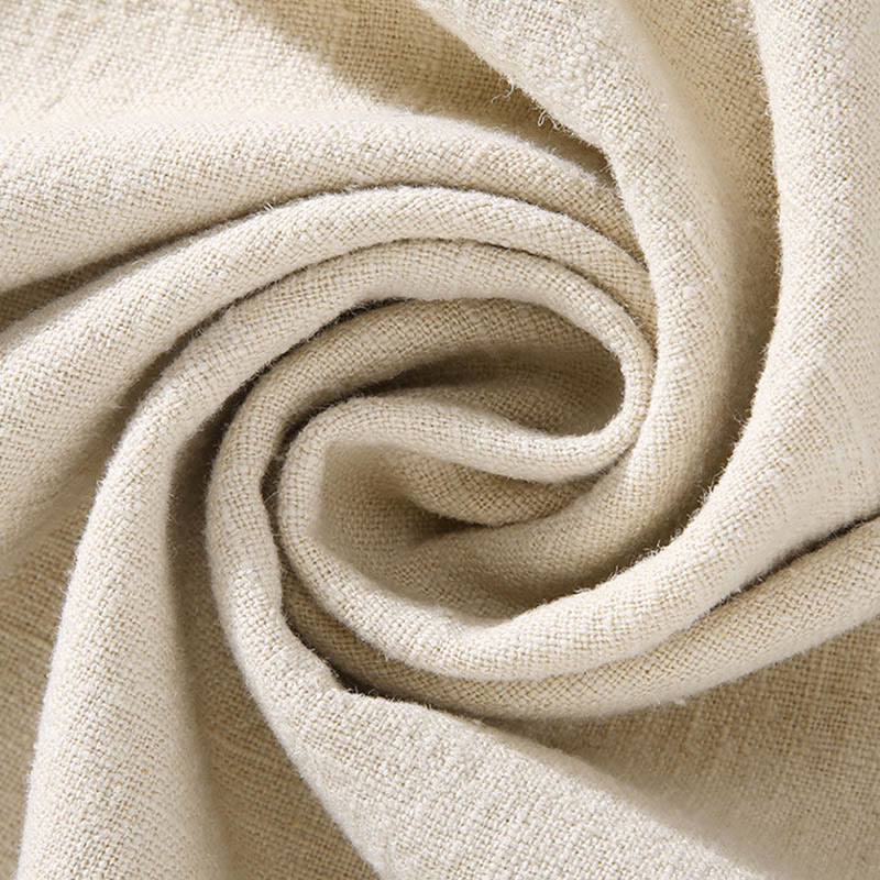 Buddha Stones Men's Stnad Collar Long Sleeve Thermal Fleece-lined Ramie Cotton Jacket With Pockets - image 14